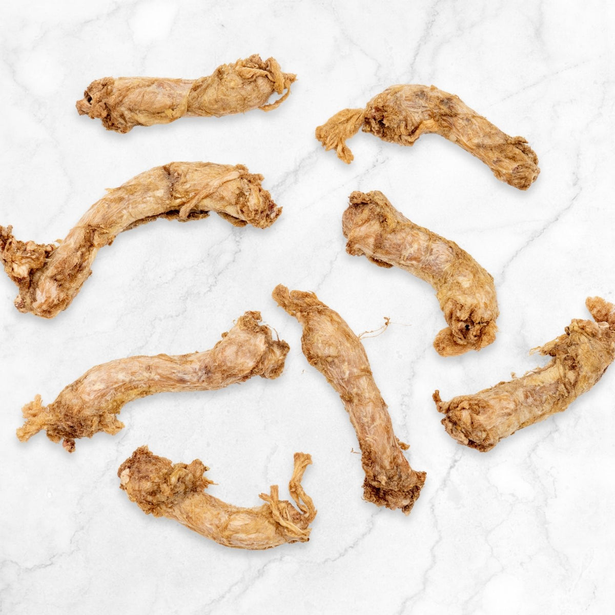 Freeze-Dried Chicken Neck Dog Treats - Wasatch Pup