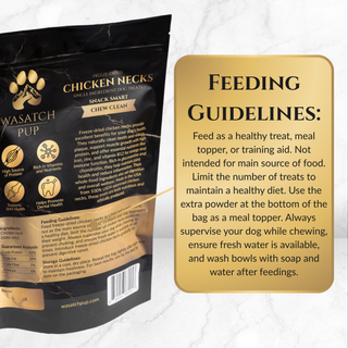 Freeze-Dried Chicken Necks | Single Ingredient Dog Treats