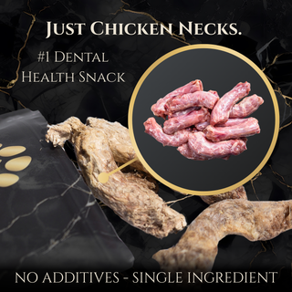 Freeze-Dried Chicken Necks | Single Ingredient Dog Treats