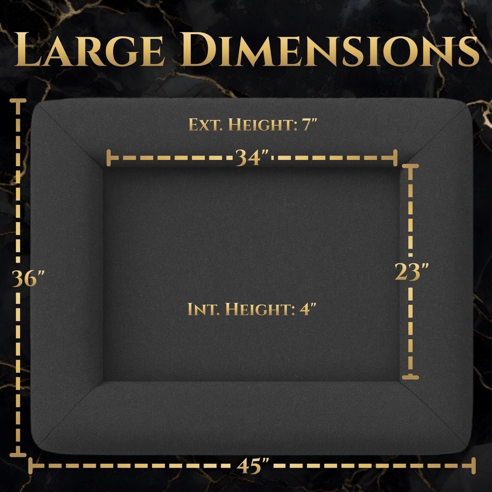 Luxury Orthopedic Dog Bed