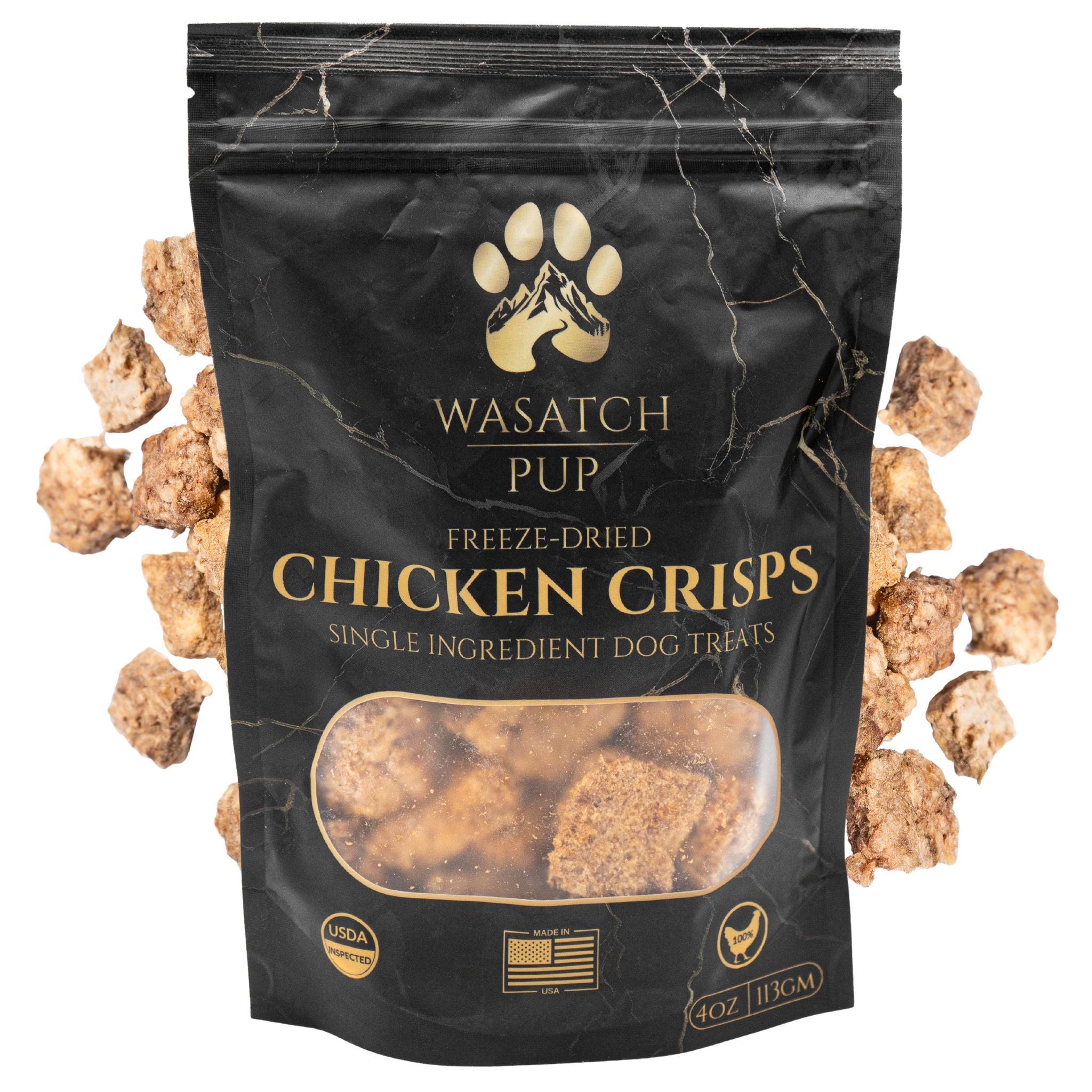 Freeze-Dried Chicken Crisps Dog Treats