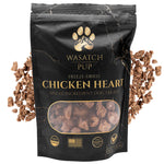 Freeze-Dried Chicken Heart Dog Treats - Wasatch Pup