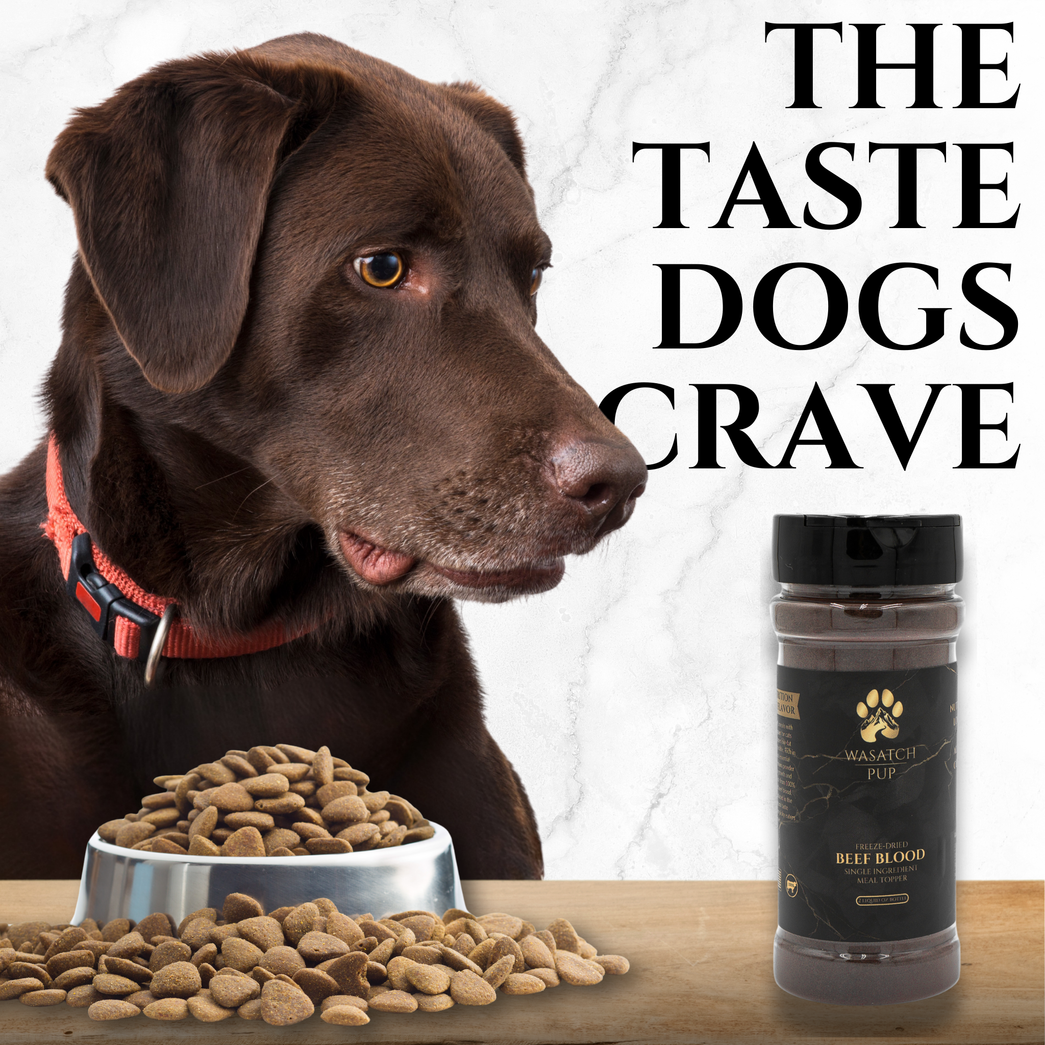 Freeze-Dried Beef Blood | Single Ingredient Meal Topper