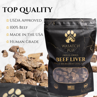 Freeze-Dried Beef Liver | Single Ingredient Dog Treats