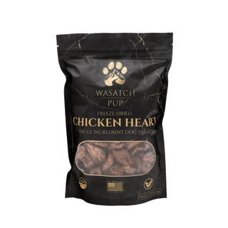 Freeze-Dried Chicken Heart | Single Ingredient Dog Treats